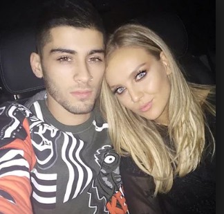 Zayn Malik and his fromer girlfriend Perrie Edwards. 